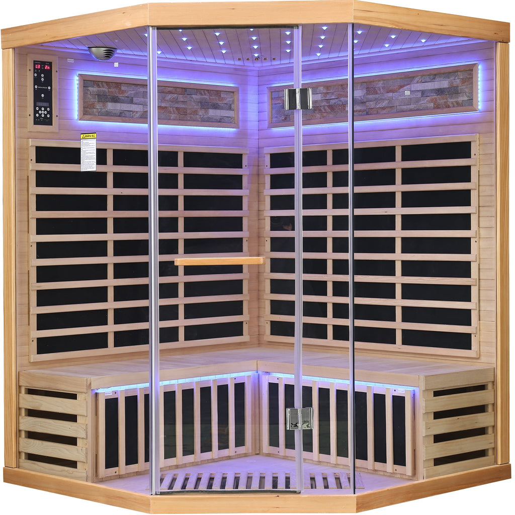 Family Style Pentagonal Sauna Room