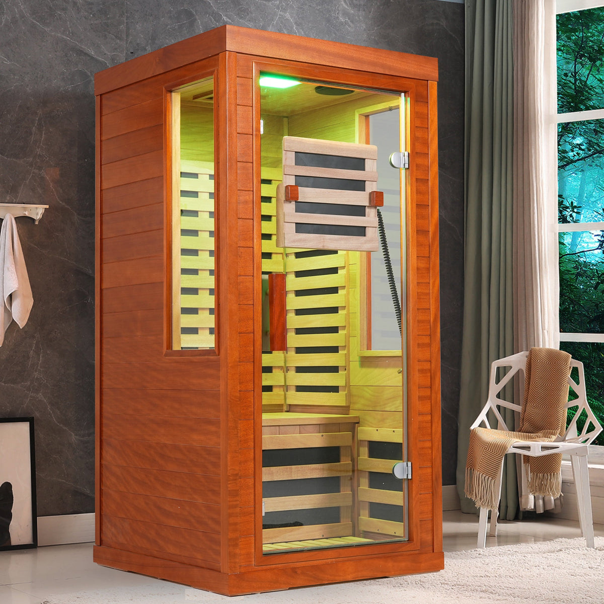 Infrared Sauna with Bluetooth Audio