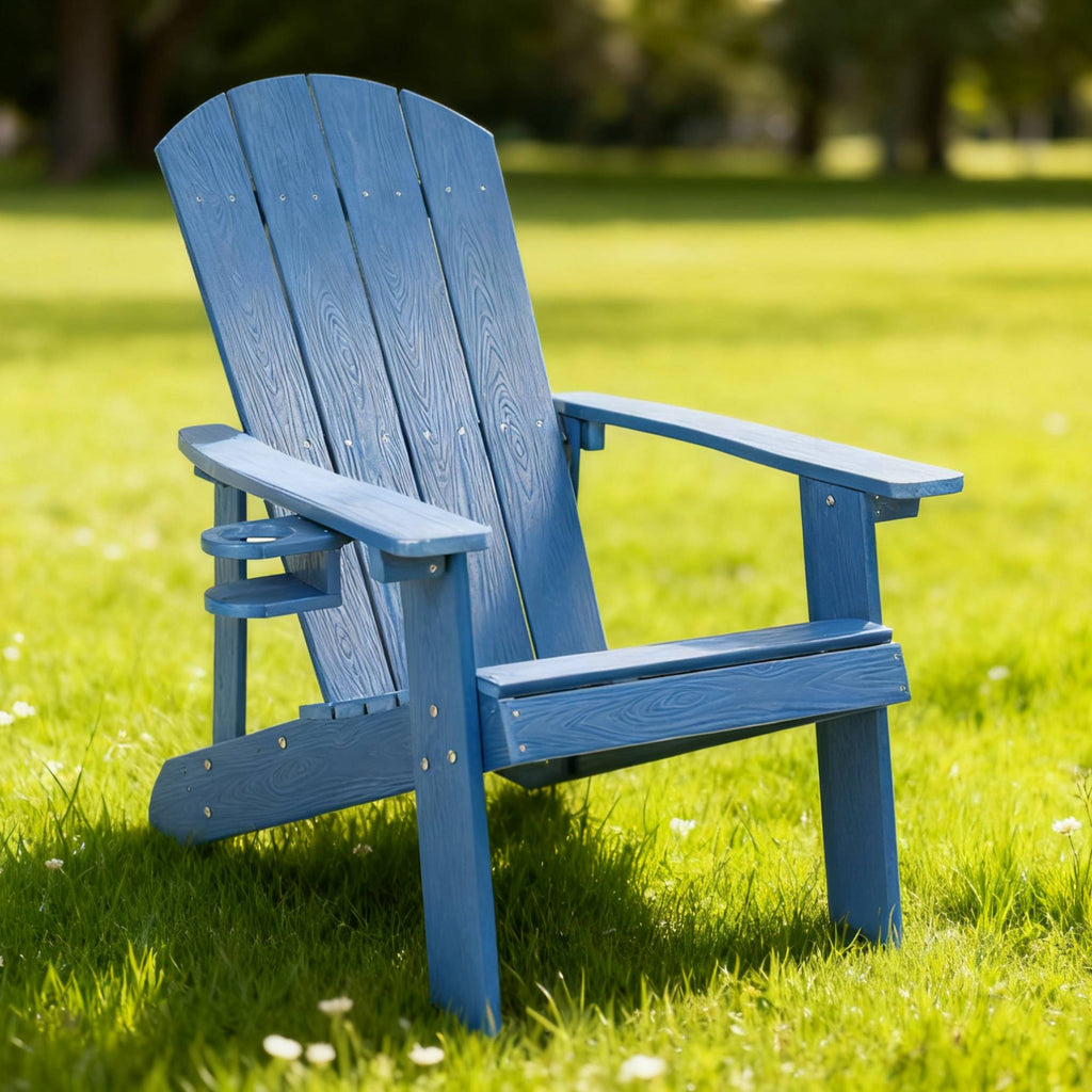 Outdoor Lounge Chair With Cup Holder
