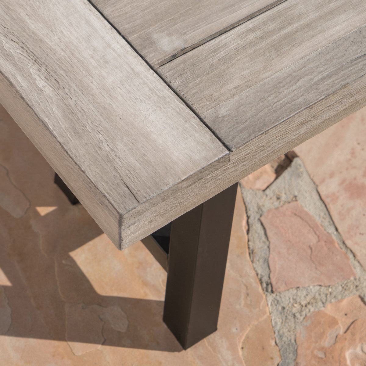 Acacia Wood Outdoor Dining Bench