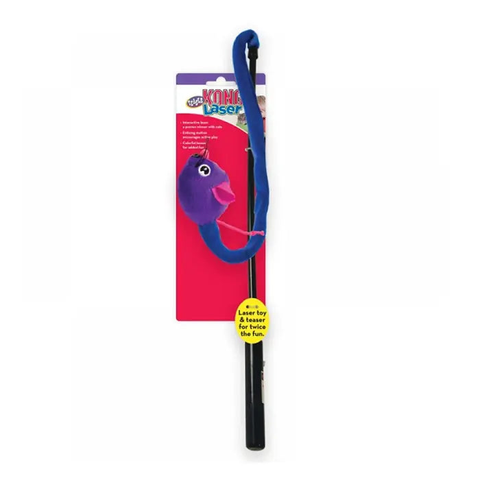 KONG Laser Teaser Cat Toy Wand for Interactive Play 45cm