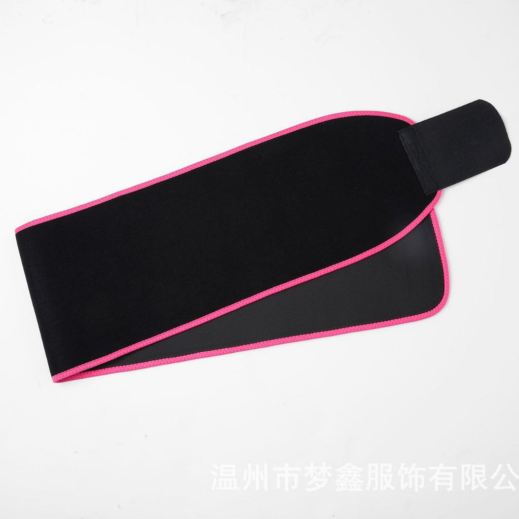 Cross-Border Best-Selling Sweat-Inducing Waist Belt, Sports Fitness Waist Support And Abdominal Belt, Adjustable Velcro Body Shaping Belt