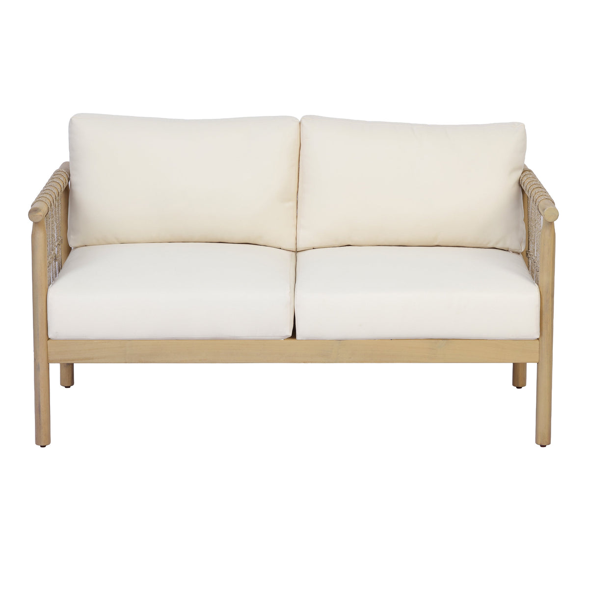 Light Teak Acacia Wood Patio Seating