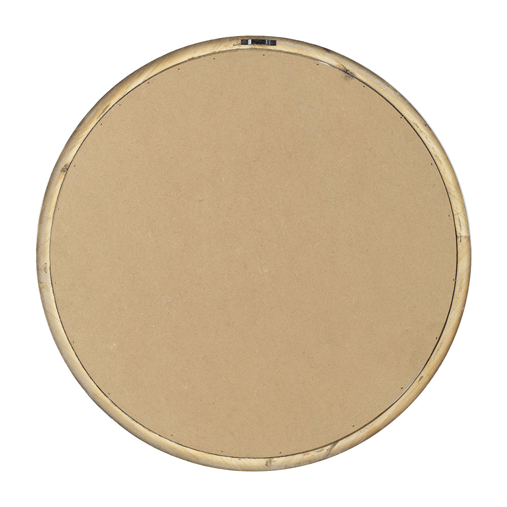 S/4 D19.7" Flora Print Round Frame