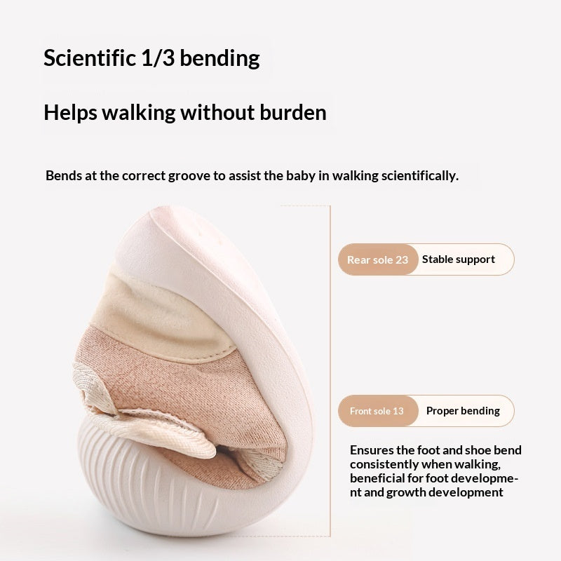 Infant Non-slip Soft-soled Cool-insulating First-walking Shoes