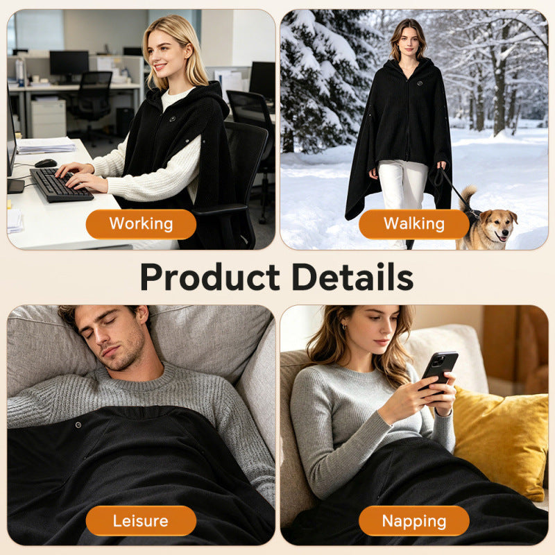 Office Smart Heating Shawl USB