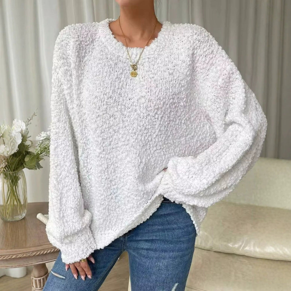 Women's Casual Crew-neck Long-sleeve Top