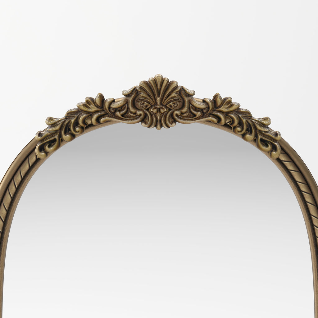 37" Arch Vintage Relief Mirror