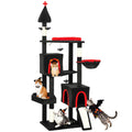 PawHut Gothic Cat Tree - 78" Extra Tall Cat Tower for Indoor Kittens