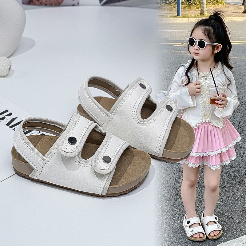 2026 Summer New Korean Style Kids Beach Sandals, Fashion Minimalist Comfortable Sandals For Boys And Girls