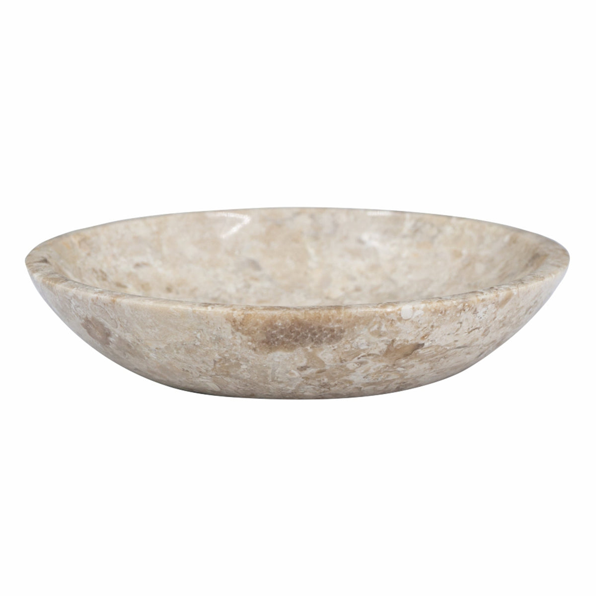 6x6x1.5" Round Marble Decorative Bowl