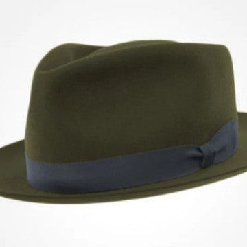Retro British Wool Top Hat Contrast-color Felt