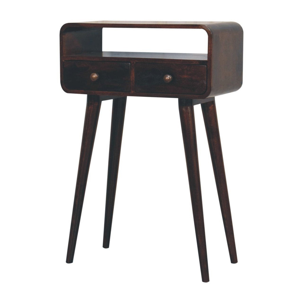 Solid Wood Mini California Console Table
