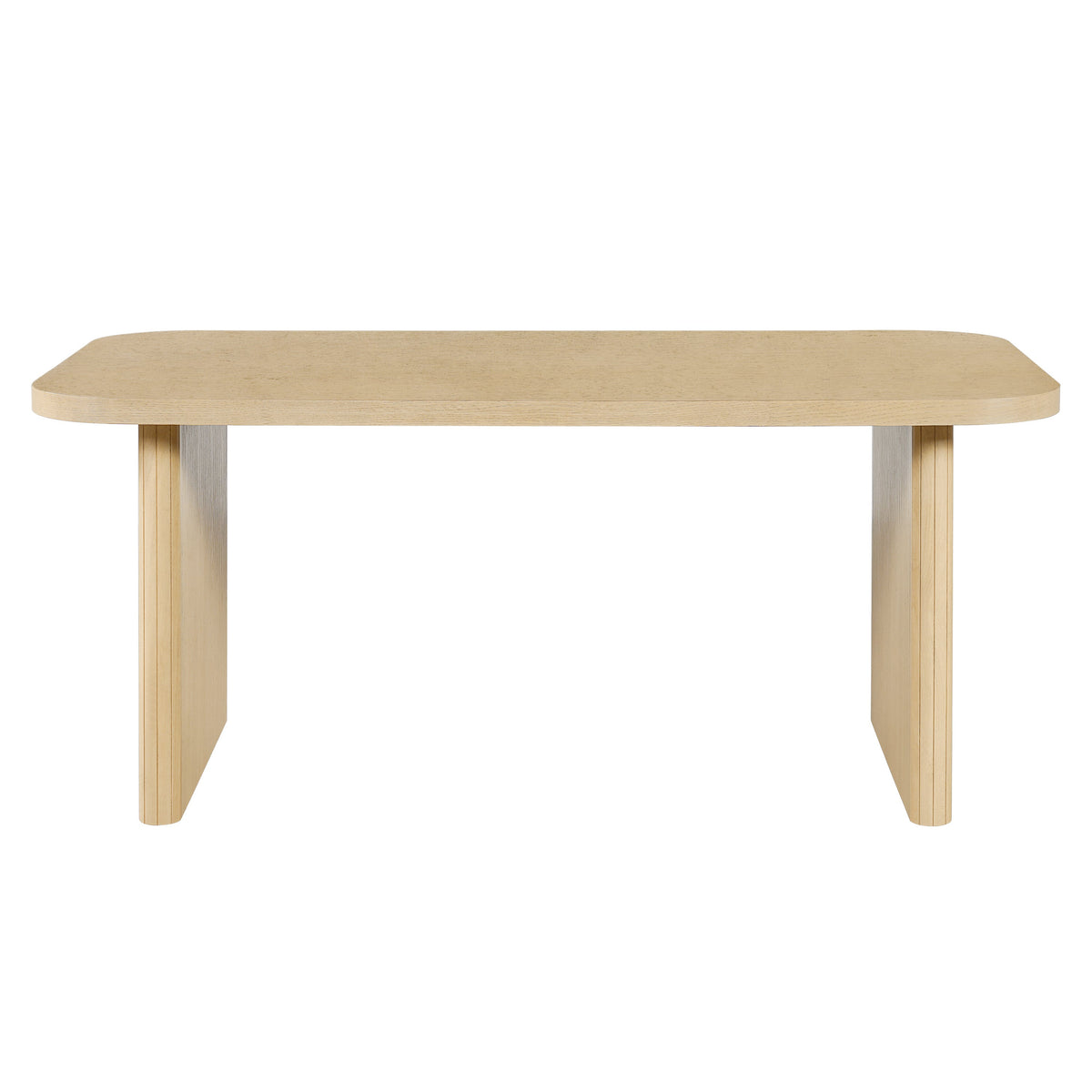 68.75" Wood Dining Table Set with 4