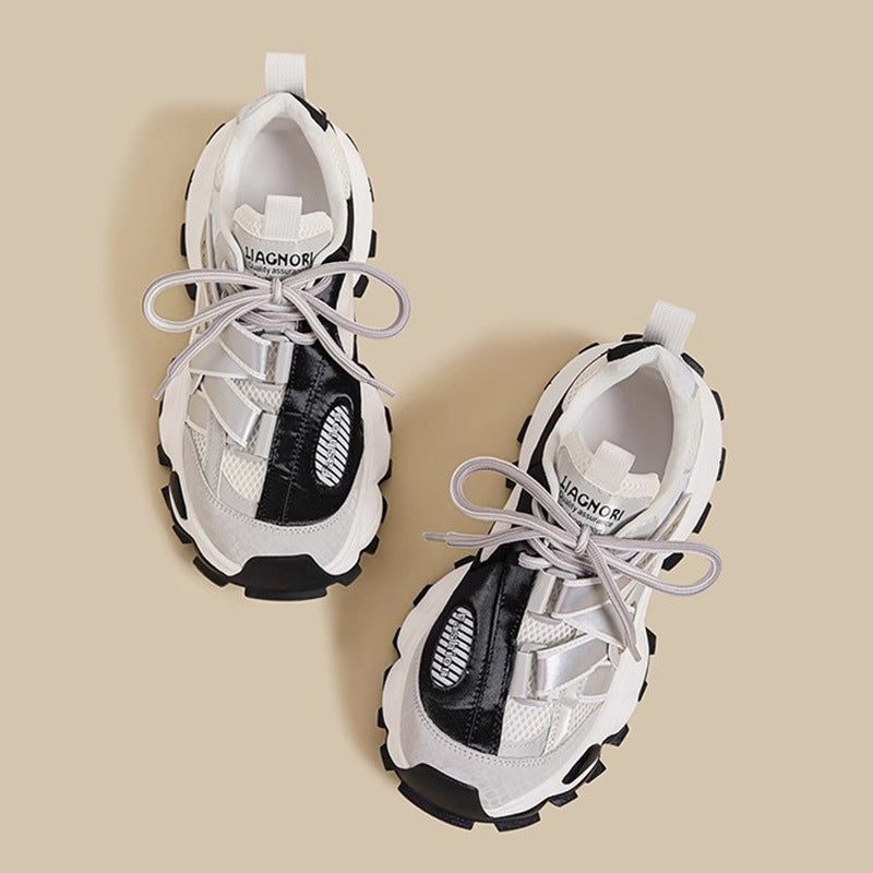 Girls Sports Shoes Running Shoes For Older Children Soft-soled Versatile Dad Shoes