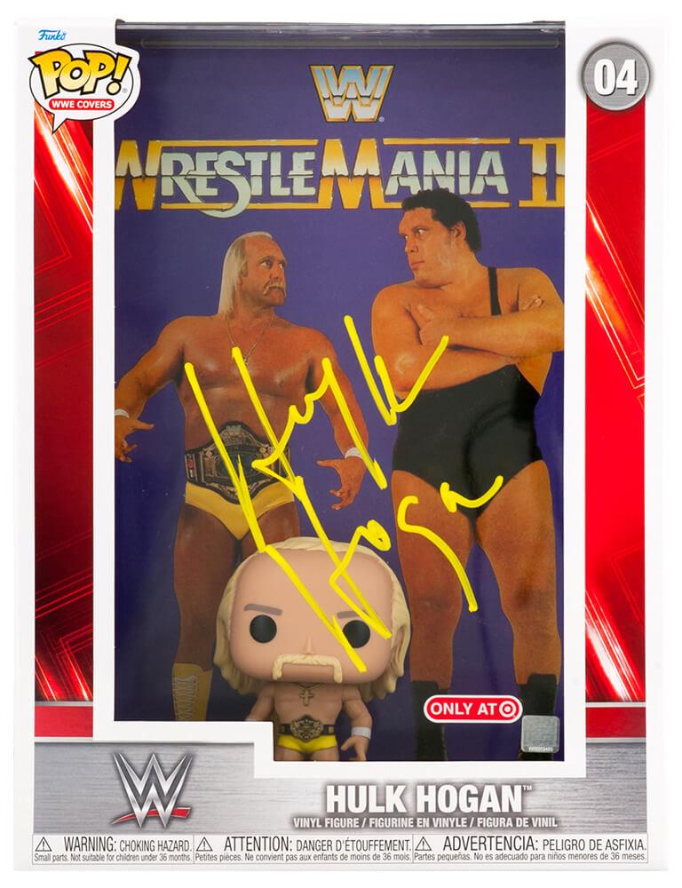Hulk Hogan Signed WrestleMania III #04 Funko Pop! WWE Cover Vinyl Figure (Schwartz)