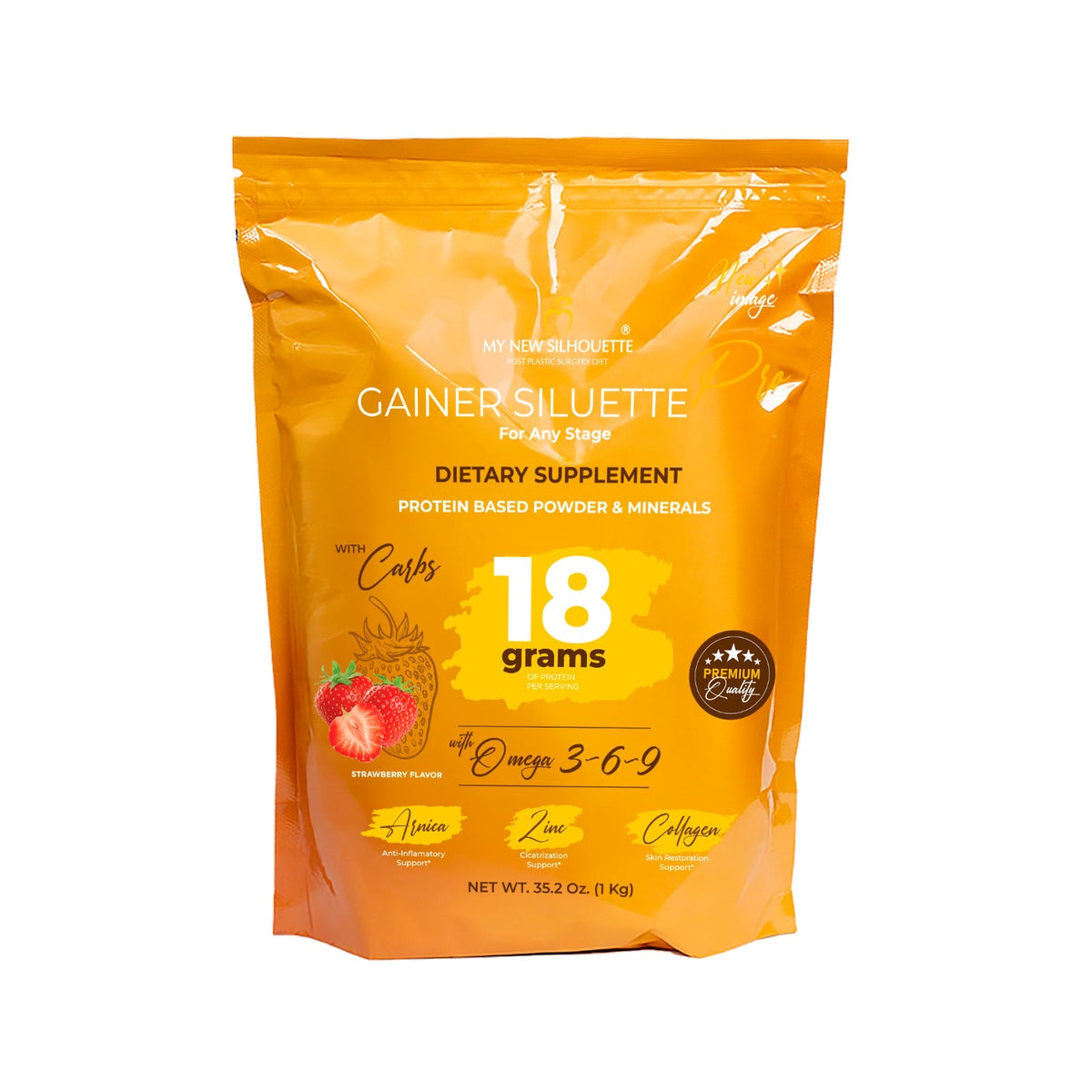Protein Gainer Siluette PRO with carbs
