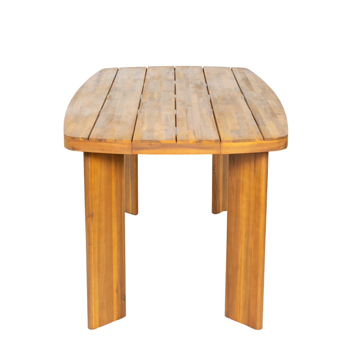 7-Piece Outdoor Patio Dining Set with Teak Finish