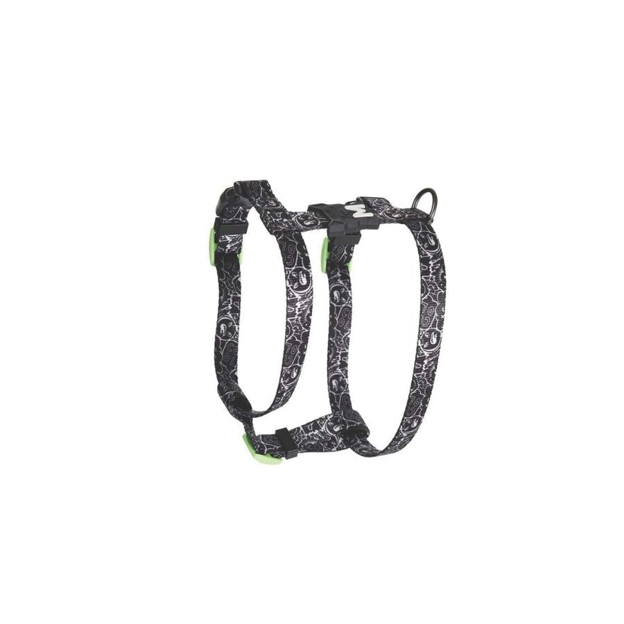 M-Pets Urbanstyle Active Dog Harness Black & White Size M