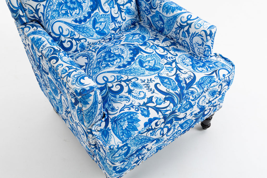 Upholstered Accent Chair, Vintage Armchair