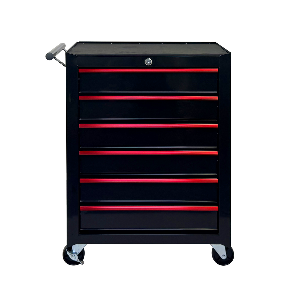 Rolling Metal Tool Chest with 6 Drawers