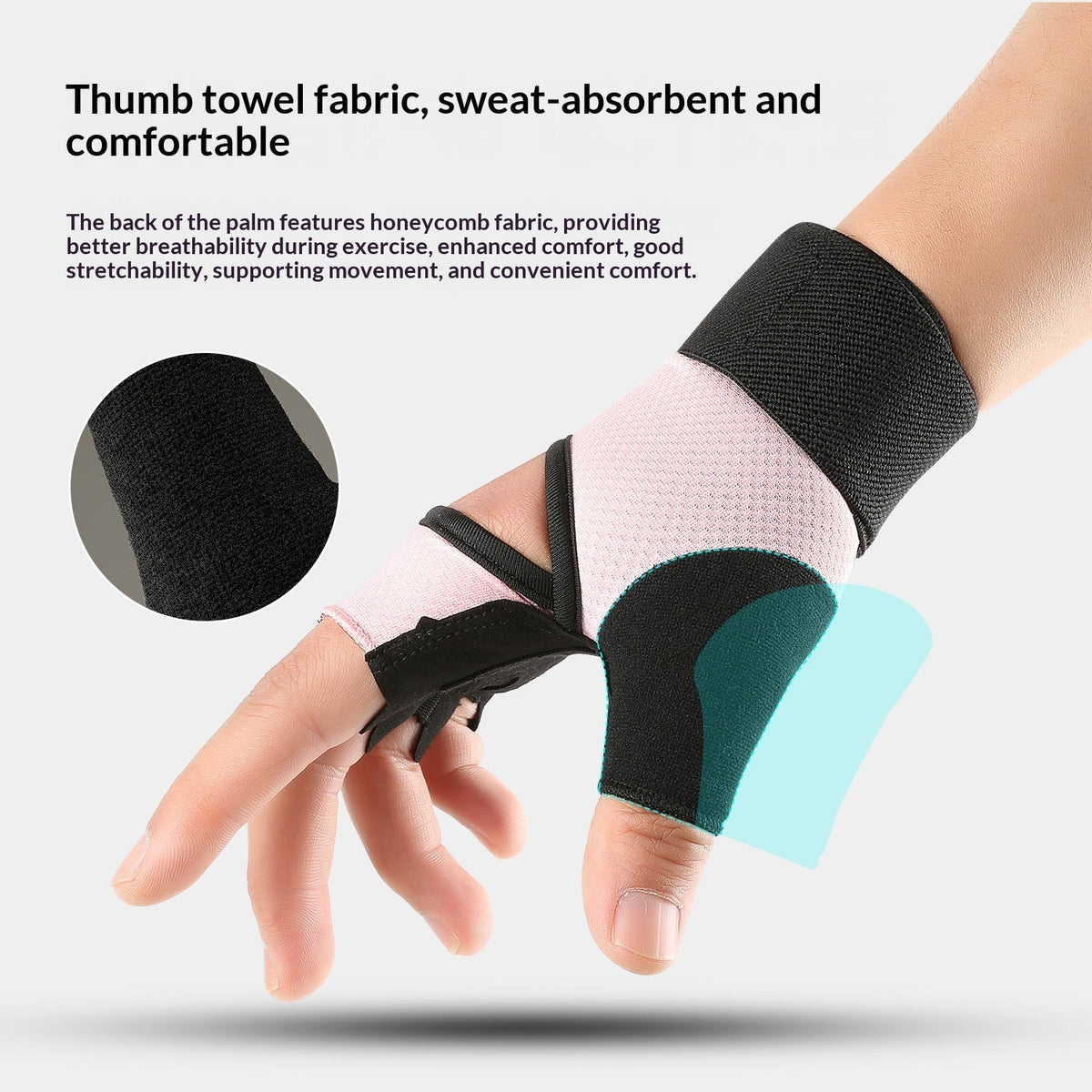 Non-slip Outdoor Cycling Sun-Protective Breathable Half-Finger Gloves