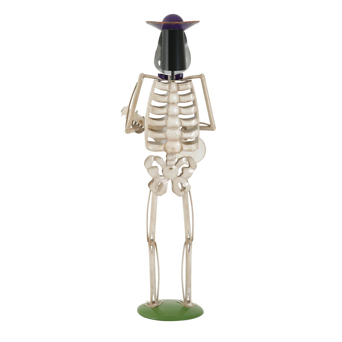 Halloween Skeleton Guitar Yard Decoration