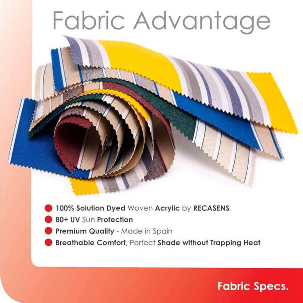 Advaning Luxury Series Fully-Assembled Retractable Sun Shade Canopy Awning (SAK31549)