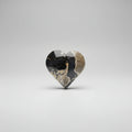 Heart Shaped Volcanic Polished Stone Natural Crystal Mineral Specimen