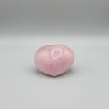 Polished Rose Quartz Heart Stone Natural Pink Crystal