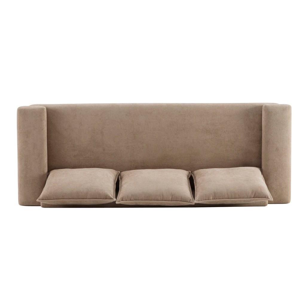 Algora 84.5 in. 3 Seater Modern Upholstered Velvet Sofa
