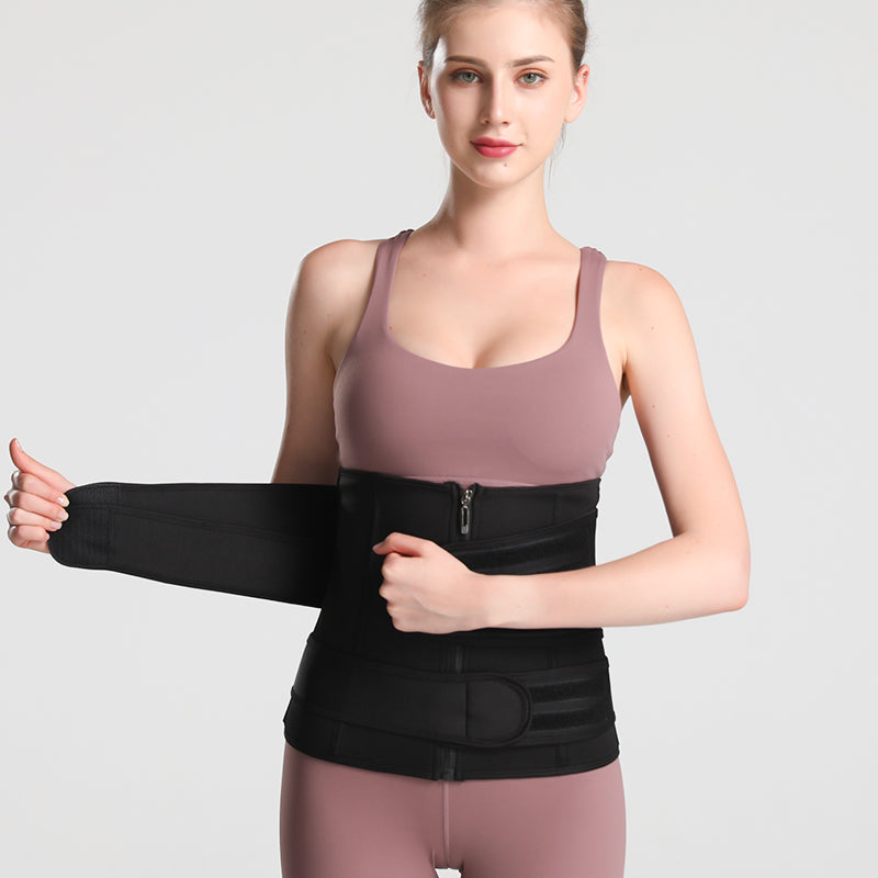 Sweat Waist Trainer For Women, Neoprene Waist Trimmer Belt With Triple Compression, Tummy Control Sauna Band For Workout Fitness Gym