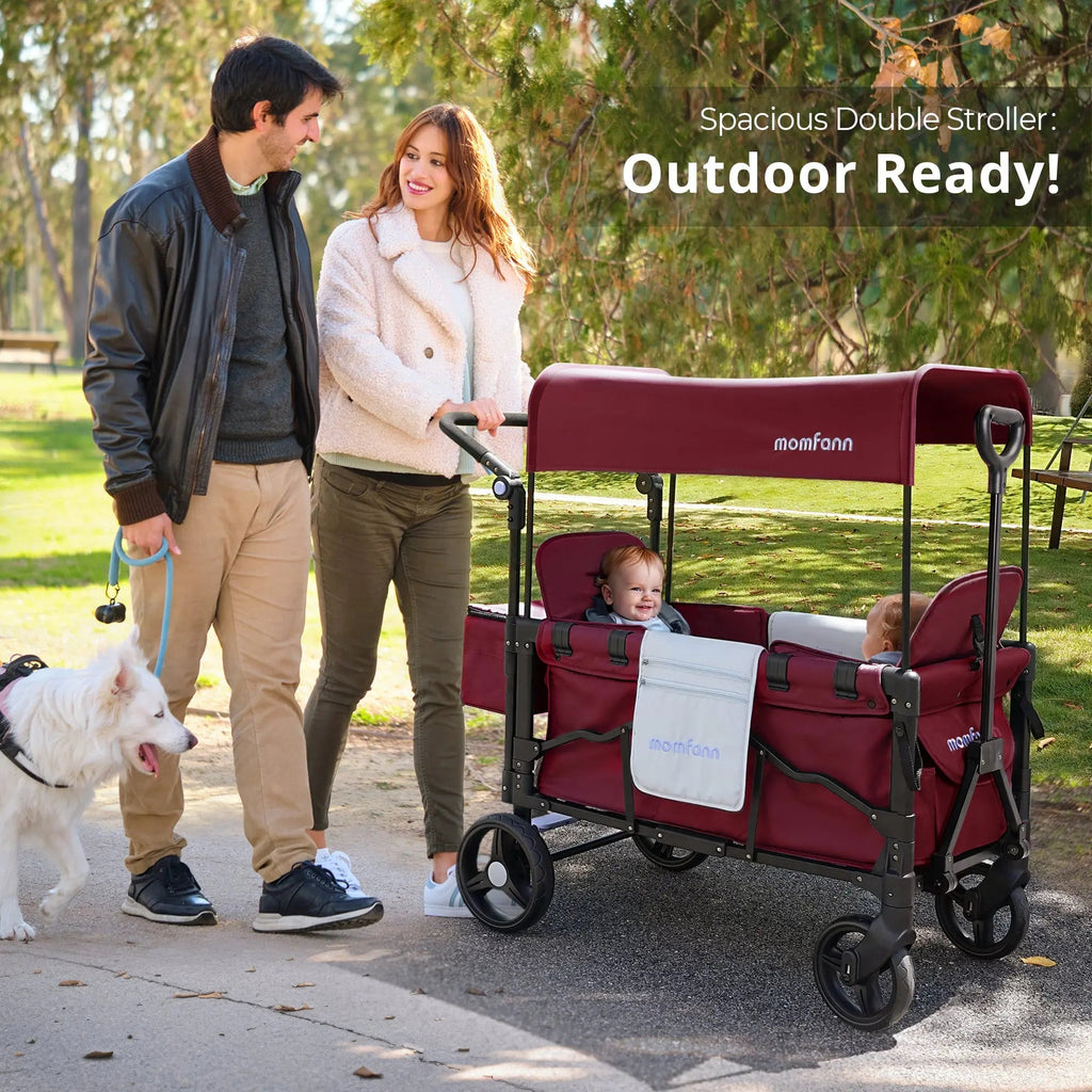 Momfann 2-Seater All-Terrain Stroller Wagon for Kids