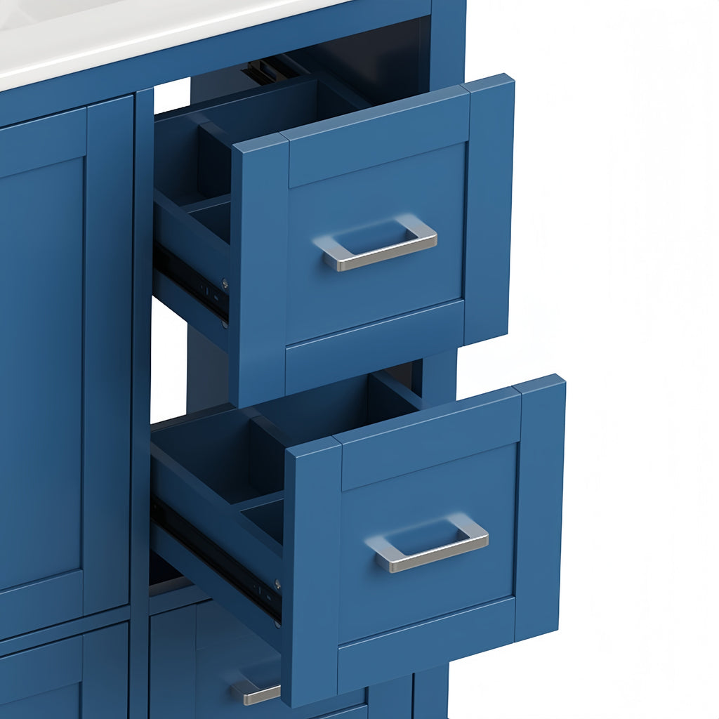 42" Bathroom Vanity in Navy Blue
