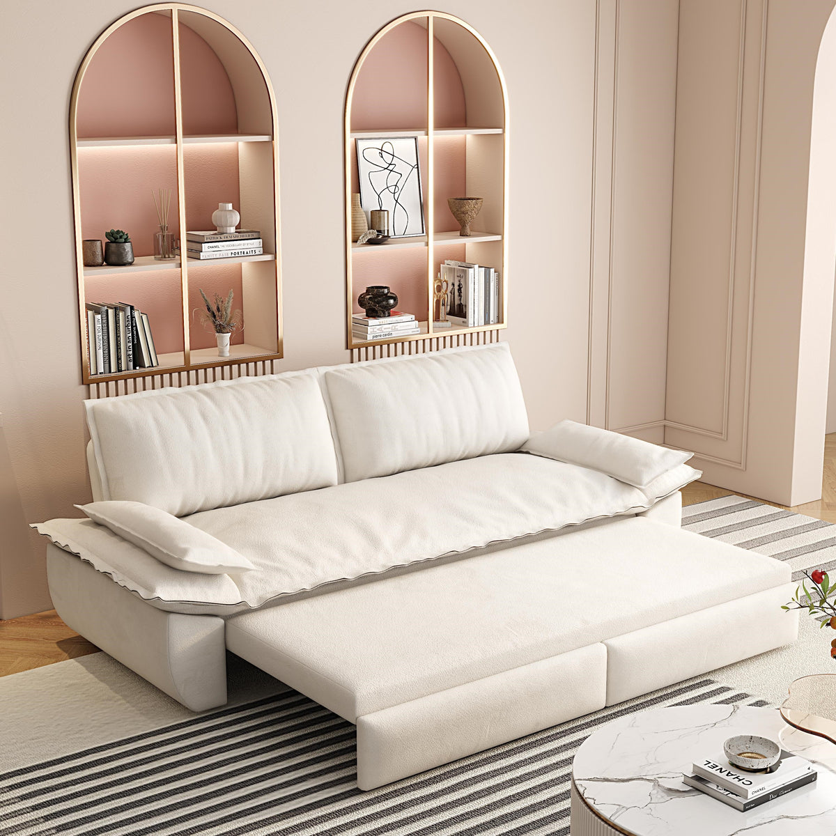 3-in-1 Convertible Sleeper Sofa Bed