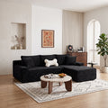94.06 Inch Right Chaise L Shaped Boneless Cloud Sectional Sofa