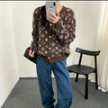Fallwinter Womens Loose-fit Vintage-style Fashion Sweater
