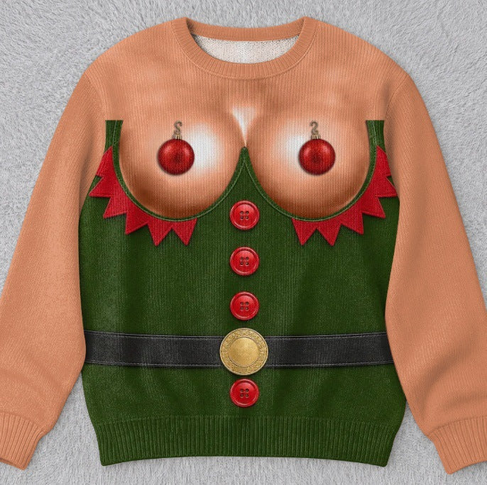 Crewneck Pullover SweatshirtChristmas Carnival
