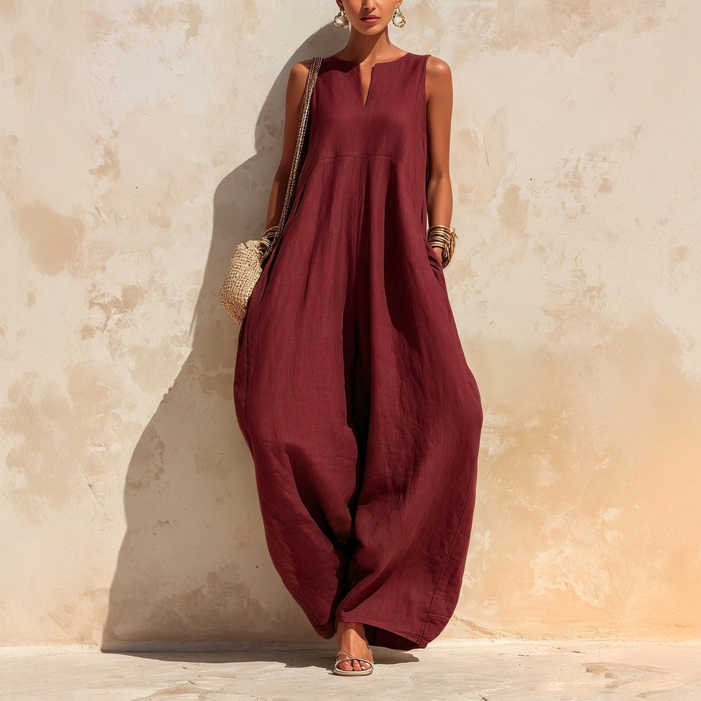 Elegant And Chic Wide-leg Jumpsuit For Women