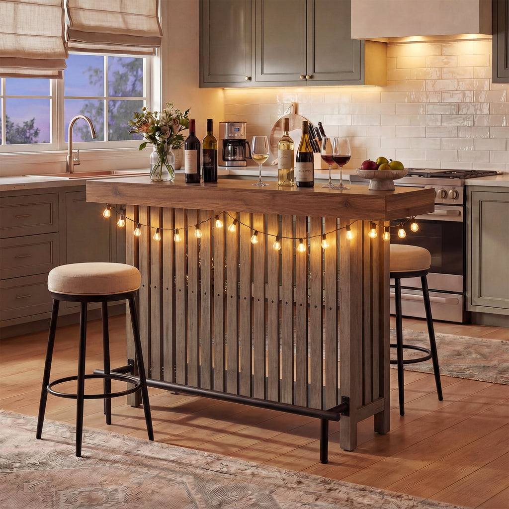 U_Style 3-in-1 Sideboard Table with Wine Storage
