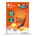 Sun Lolly Exotic Fruit Flavored Water Ice Pops 8x60 ml