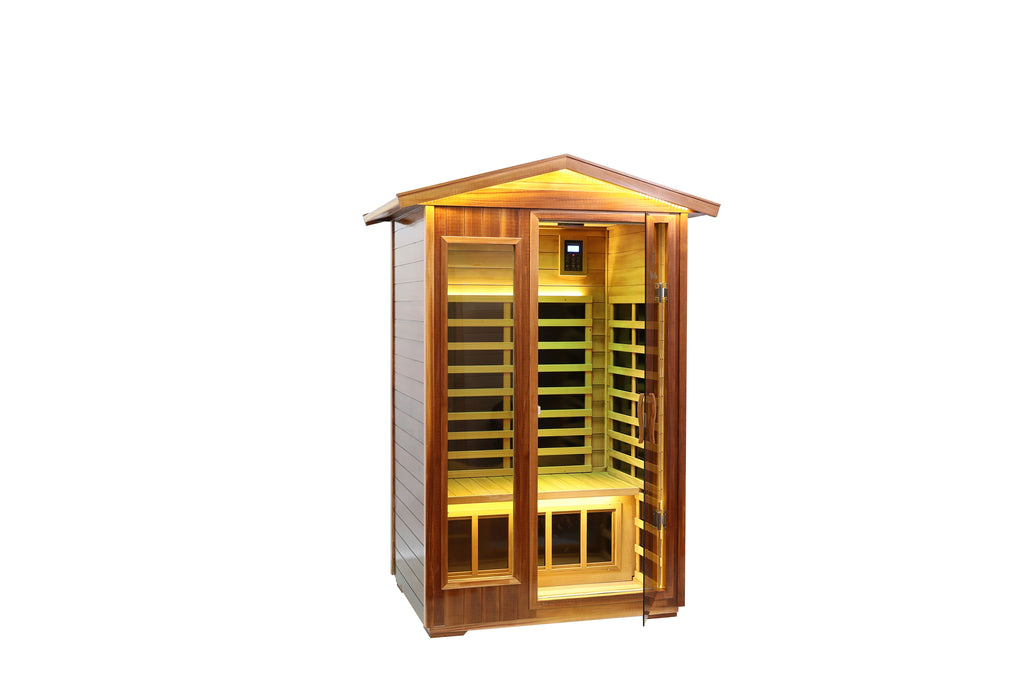 Two-Person Far-Infrared Outdoor Sauna-C