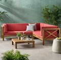 Brava X-Back 4-Piece Sofa Set