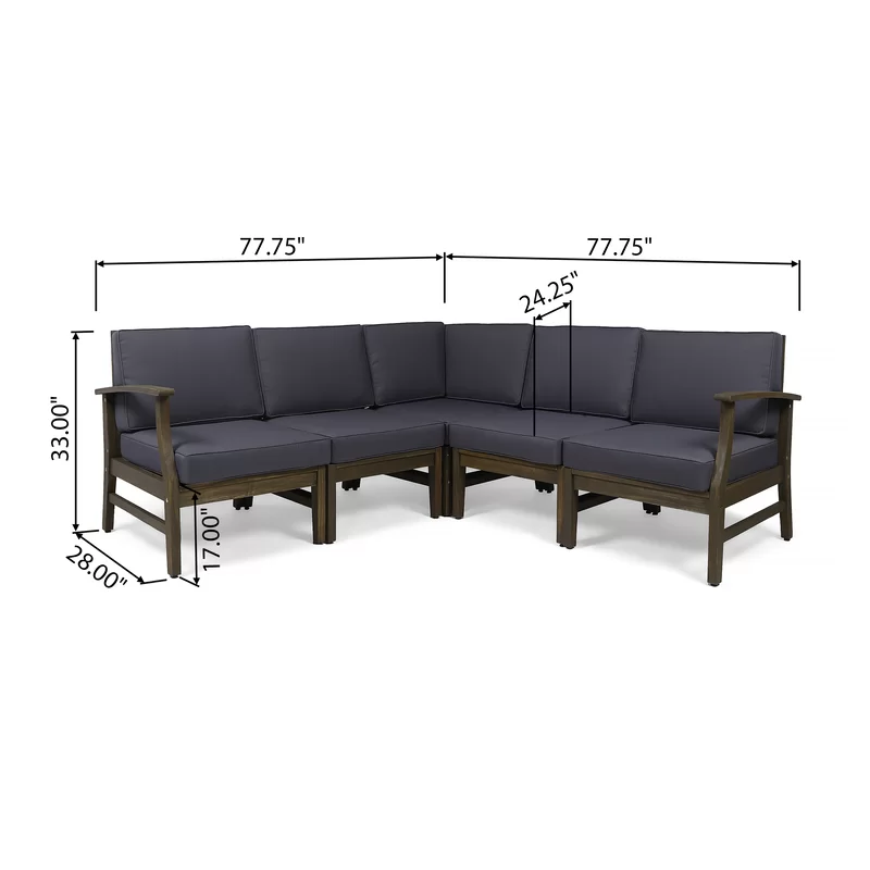 Perla 5-Pcs Sofa Set