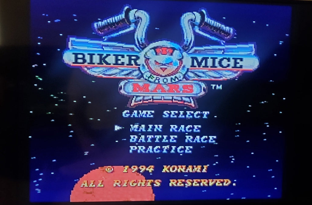 Biker Mice from Mars SNES Video Game Cartridge Super Nintendo 1994