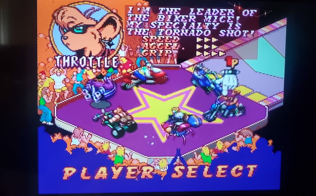 Biker Mice from Mars SNES Video Game Cartridge Super Nintendo 1994