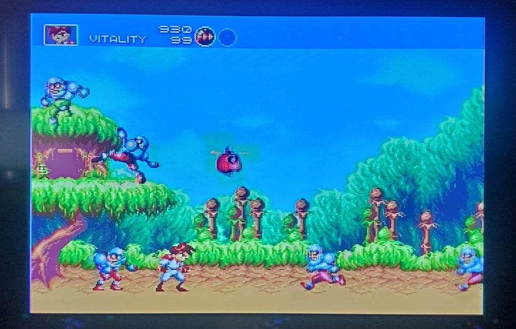 Gunstar Heroes Sega Genesis Mega Drive Video Game Cartridge 1993