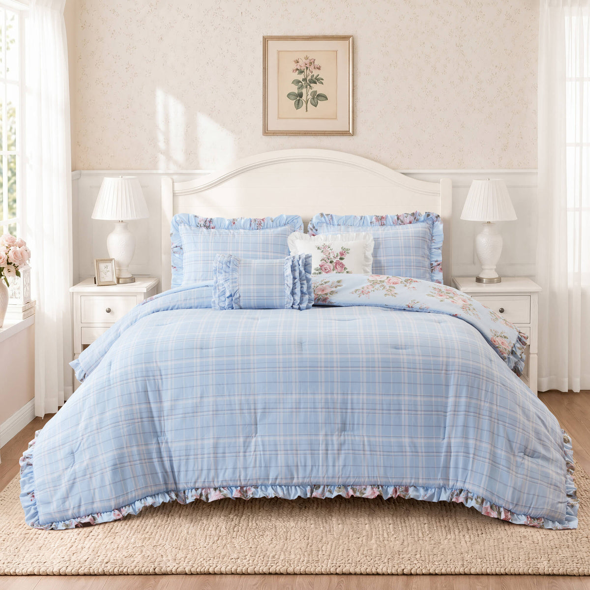 5 PCS Full/Queen Comforter Set