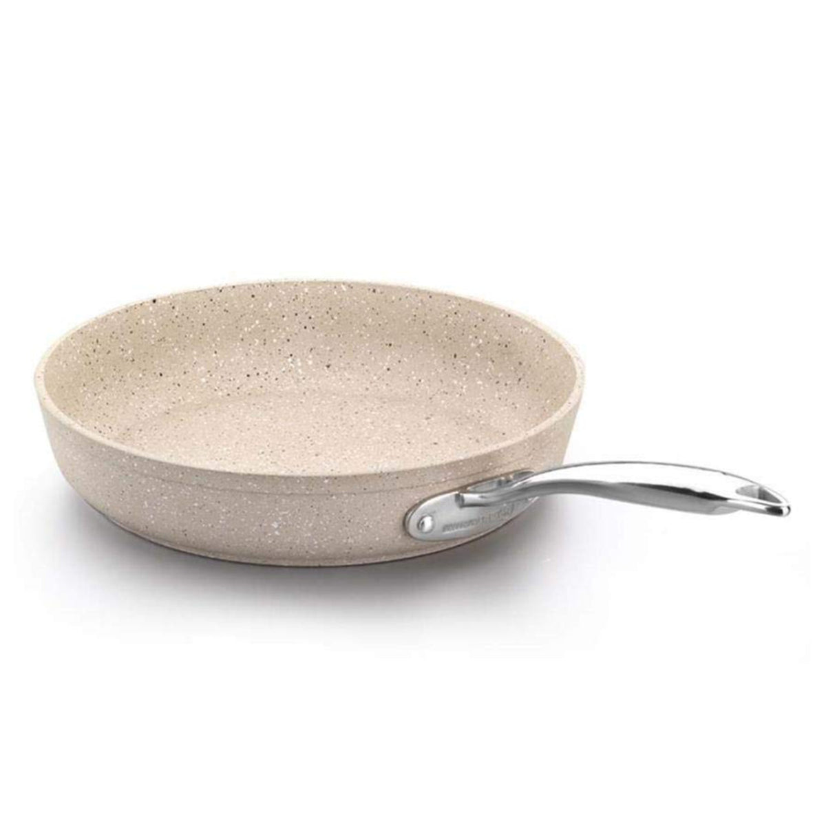 Korkmaz Granita Aluminum Frypan 28X5.5Cm - Cream - A1266