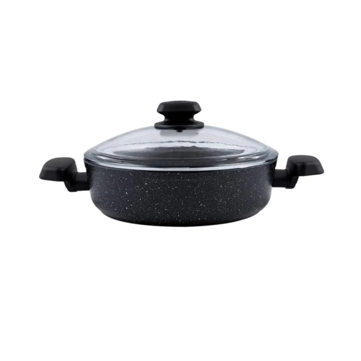 Ornella Aluminum Low Casserola 26X7Cm - Granite - A1344